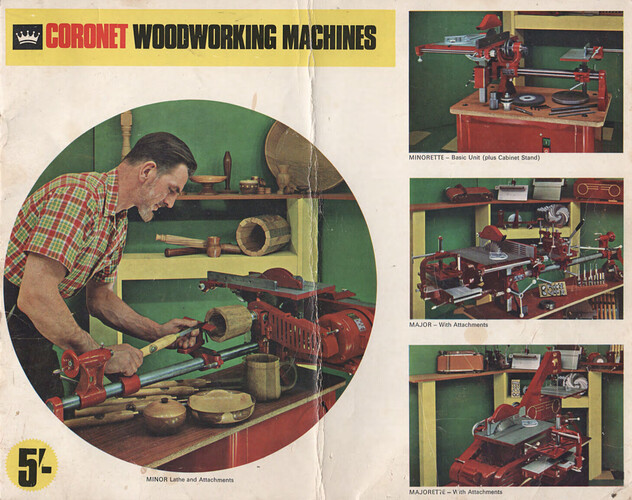 Open Coronet Woodworking Machines