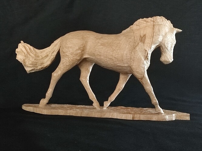 Horse trot study No 27